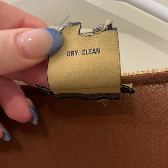 Rust Embroidered Open Cardigan - Picture 4 of 5